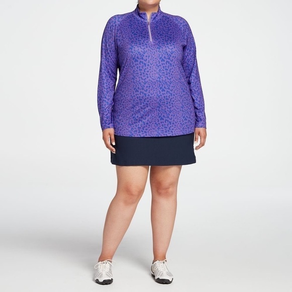 Lady Hagen New With Tags Activewear Training Exercise Long Sleeve Tee Half Zip - Picture 1 of 13